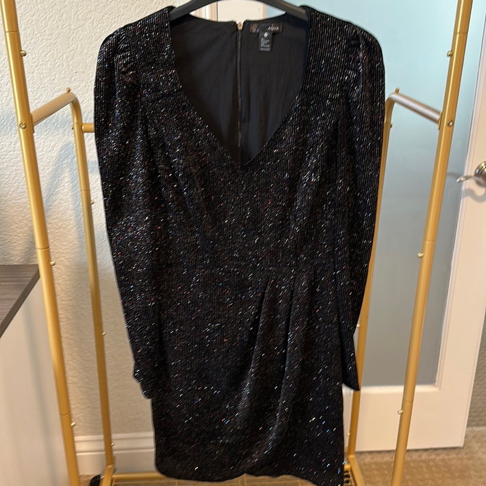 Aqua shimmer dress Medium